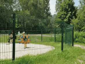 3D заборы для спортивной площадки 300 метров фото недорого под ключ
