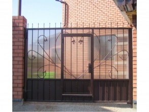 Кованые заборы с поликарбонатом 80 метров фото в Лабинске